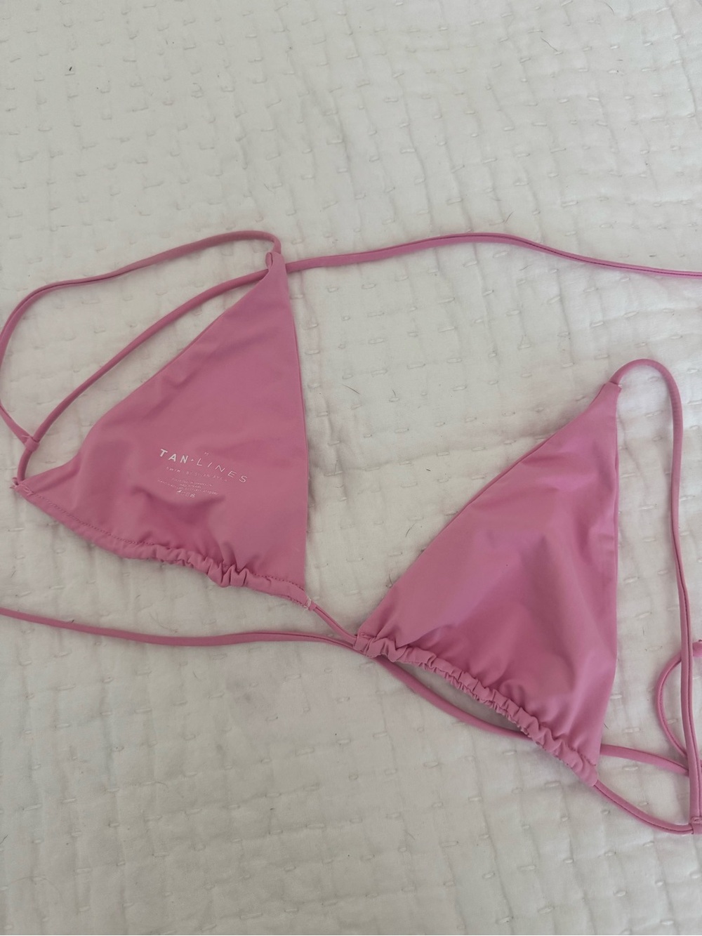 Tan+ Lines Triangle String Bikini Set - Picture 2 of 3